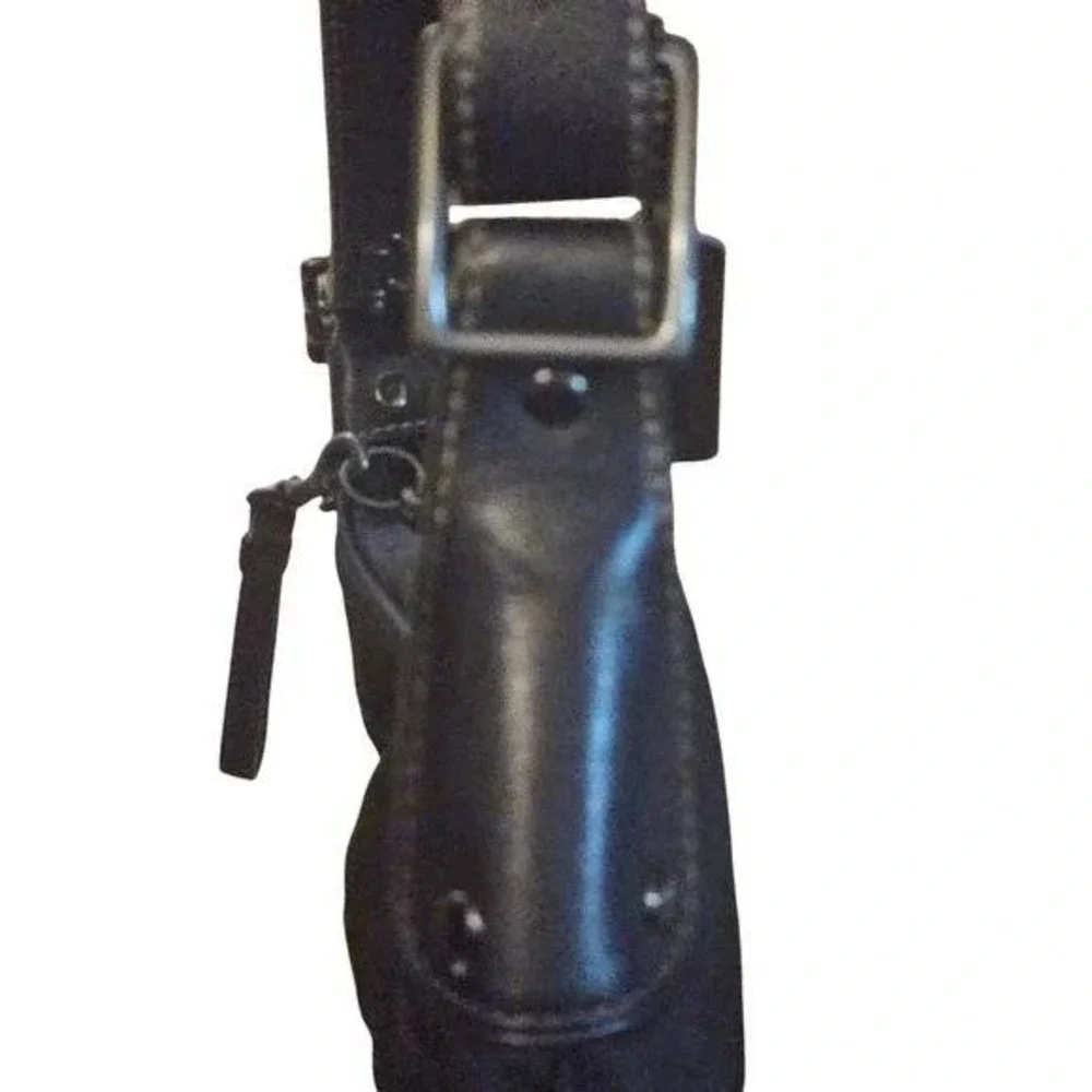 Coach 2003 Black Nylon Leather Trim Hobo Shoulder Bag Handbag Authentic A3K-6671 - Picture 5 of 9